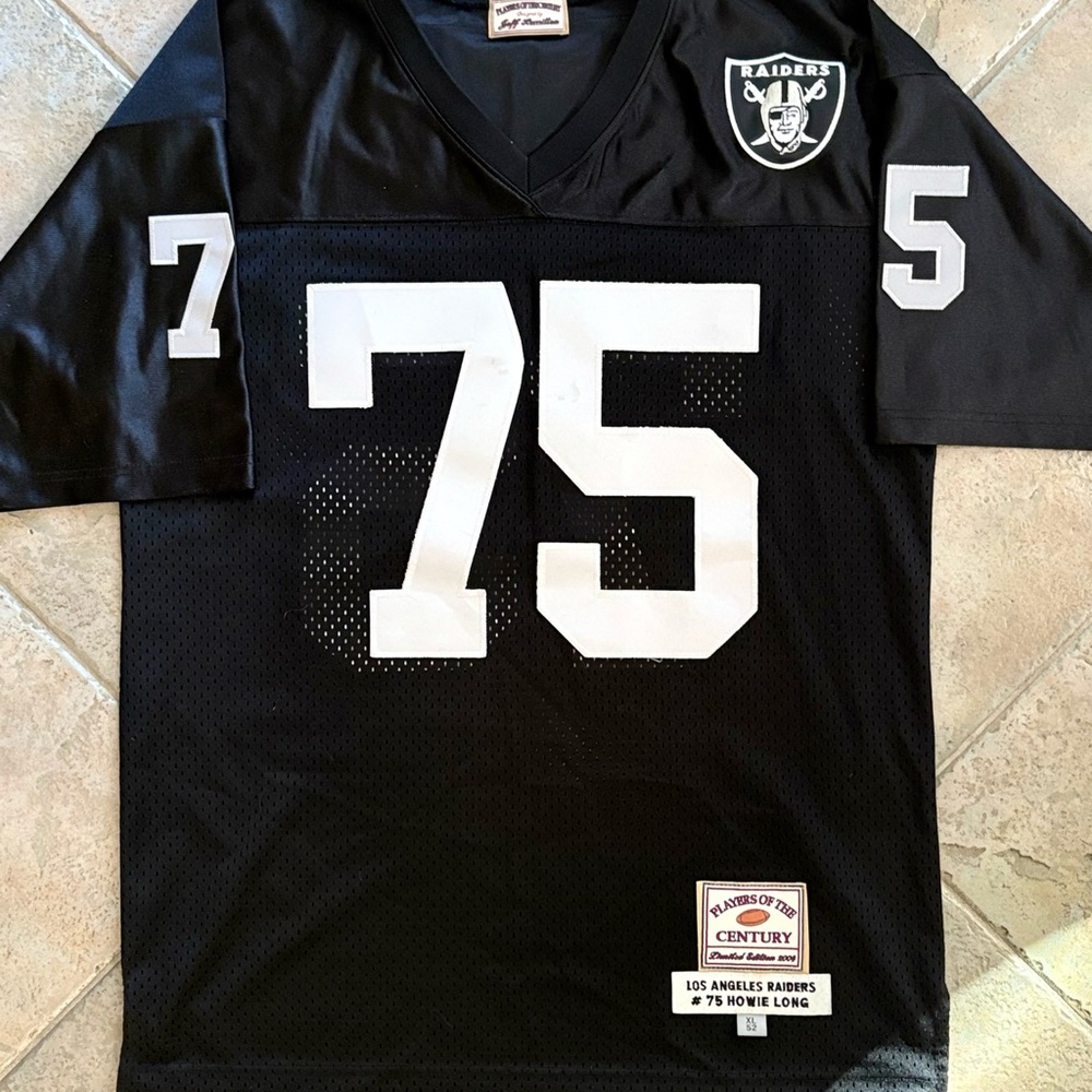 Vintage 2004 Players of the Century Howie Long #75 Los Angeles Raiders Jersey - Picture 2 of 8